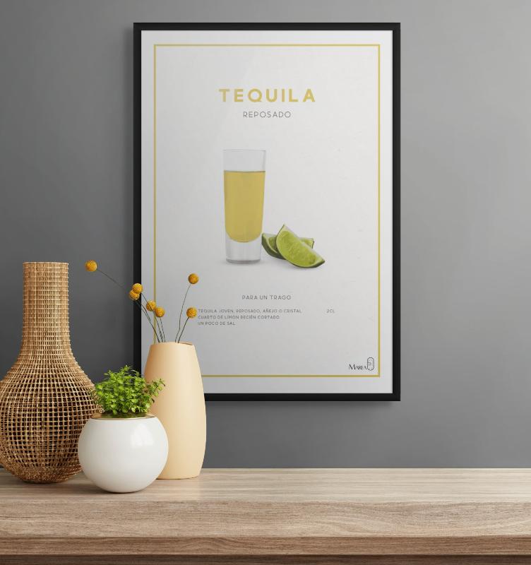 Tequila Art Print