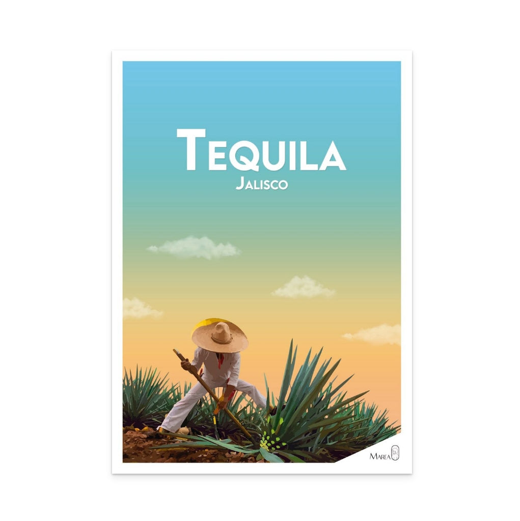 Tequila Art Print