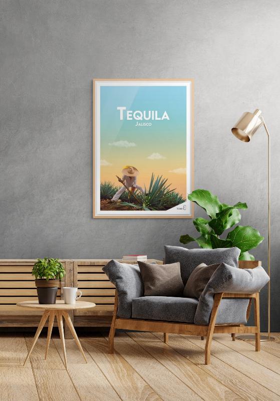 Tequila Art Print