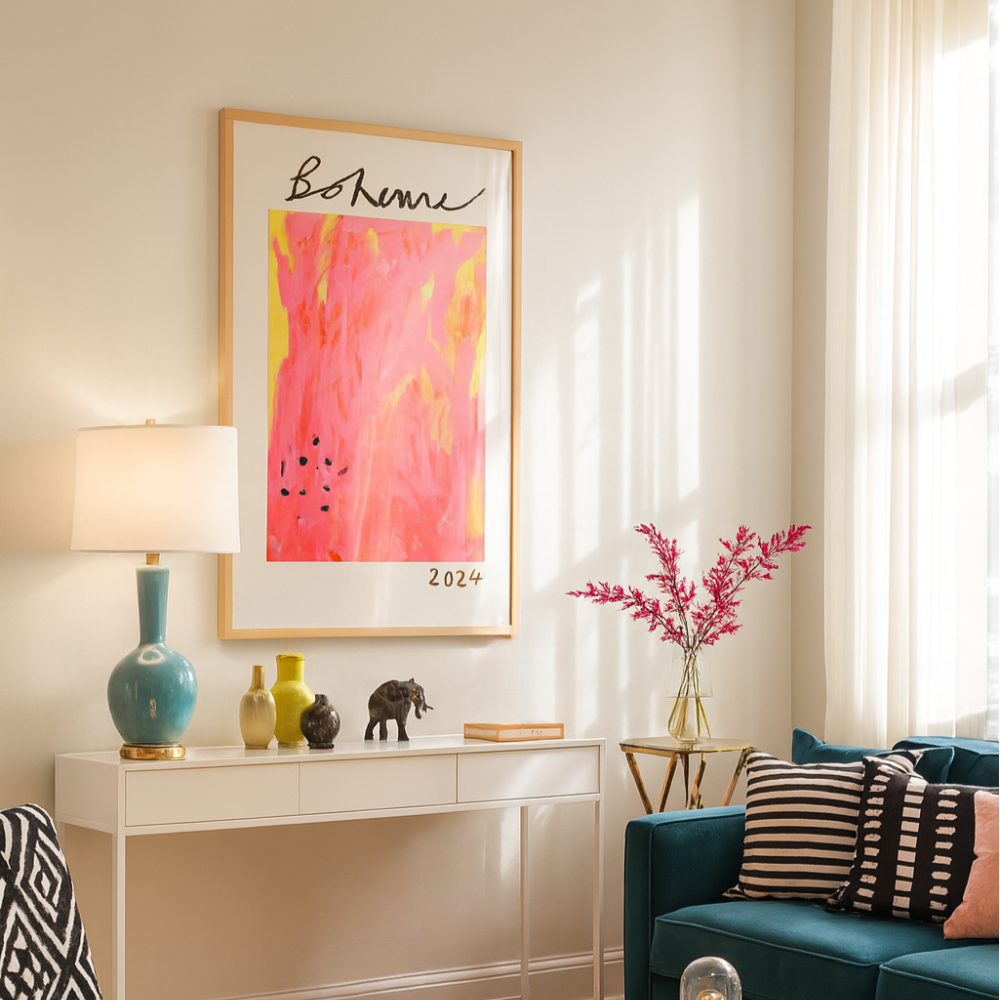 Cuadro "Boheme yellow"
