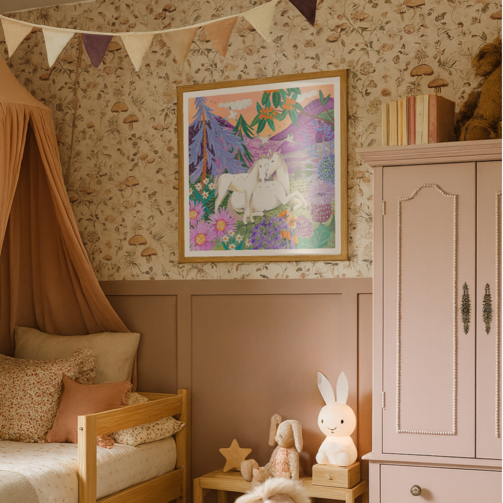 Cuadro "Horses in the Mountains"