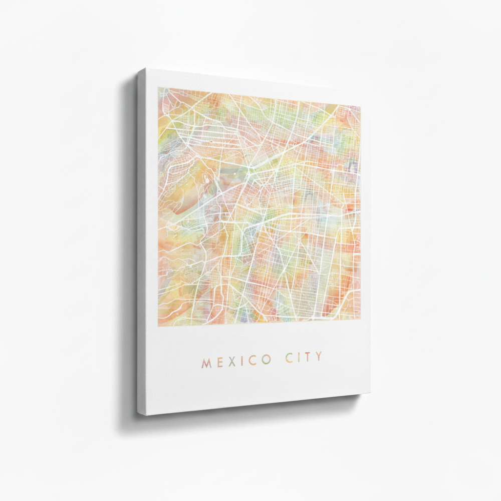 Cuadro "Mexico Watercolor"