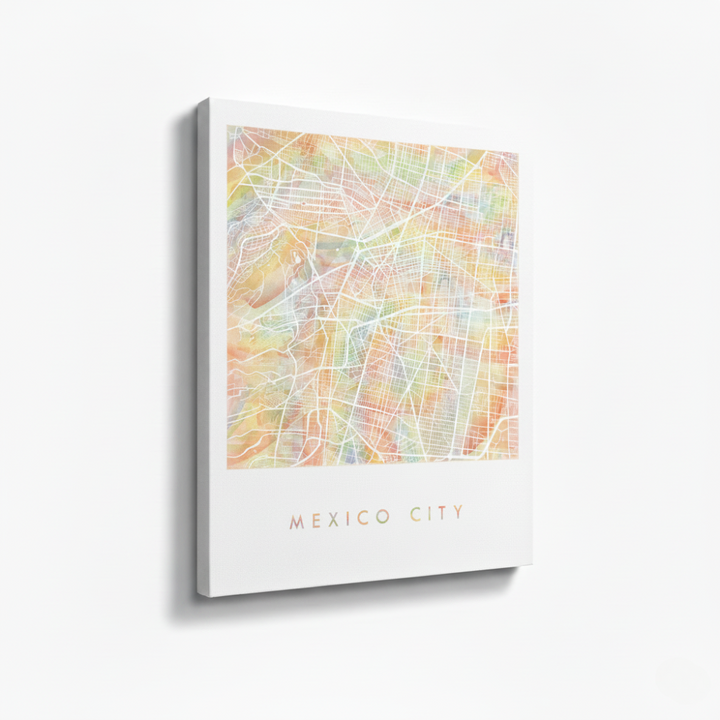 Cuadro "Mexico Watercolor"