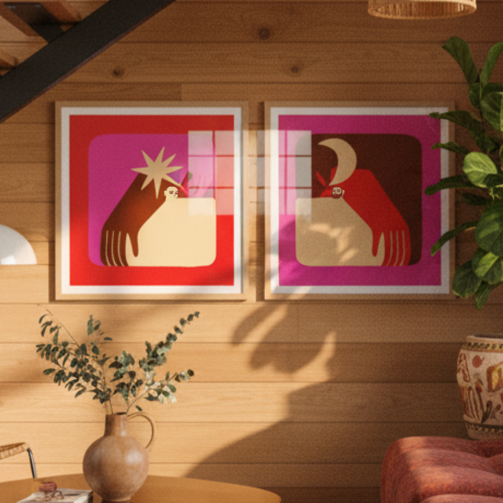 Cuadro "Cosmic Embrace"