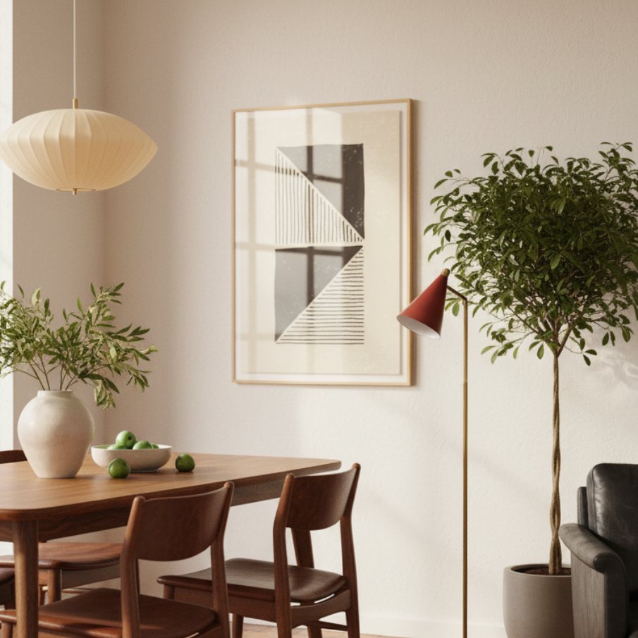 Cuadro "Abstract Black Set #2"