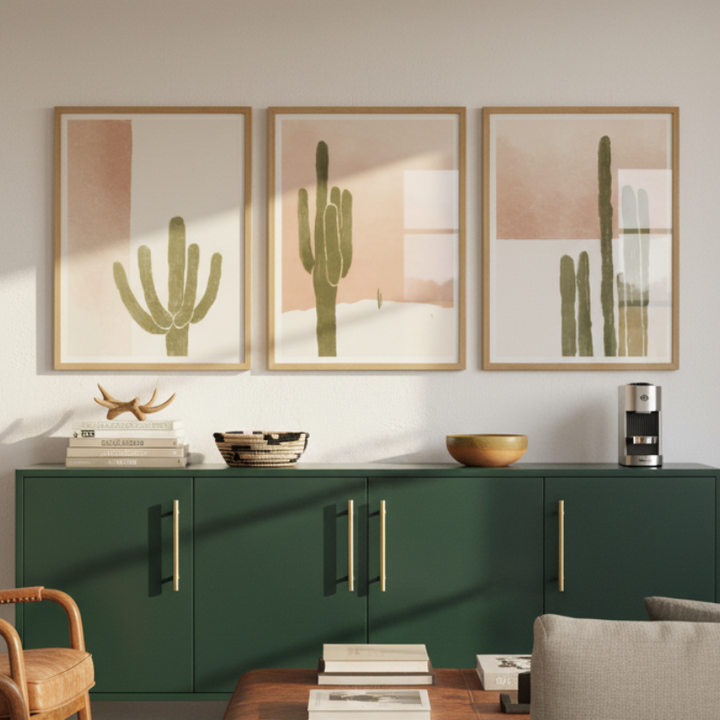 Set de cuadros "Desert Soft Tones"