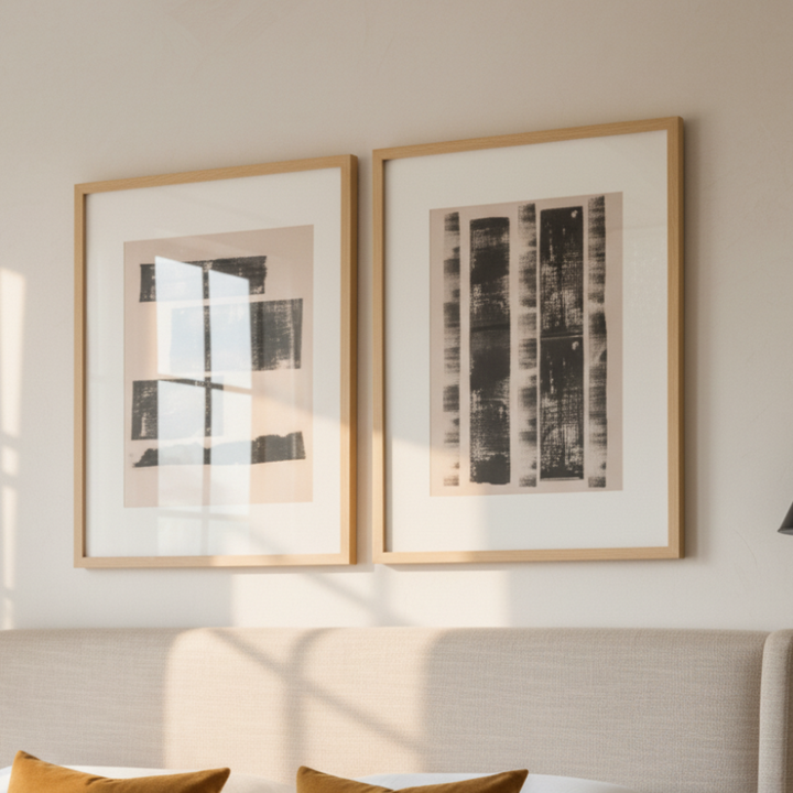 Set de cuadros "Raw Structure"