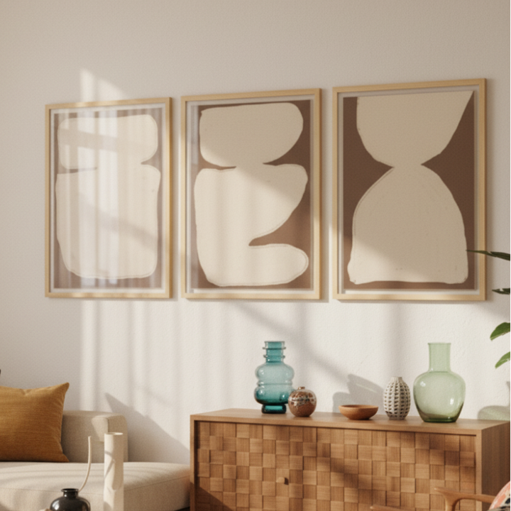 Set de cuadros "Ceramic Echoes"