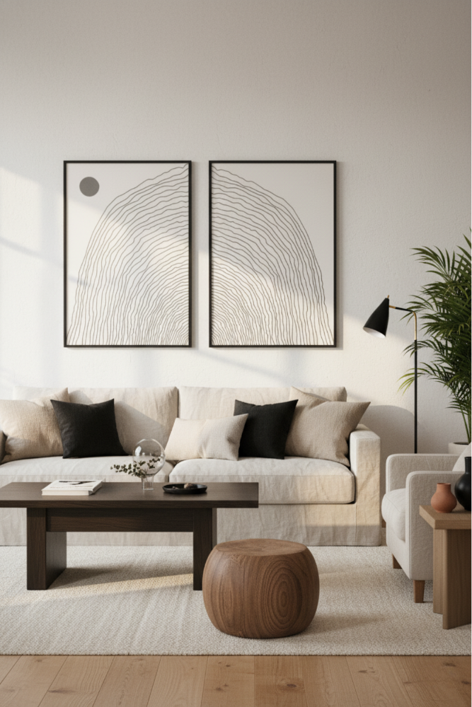 Cuadro "Boho Lines Series #4"