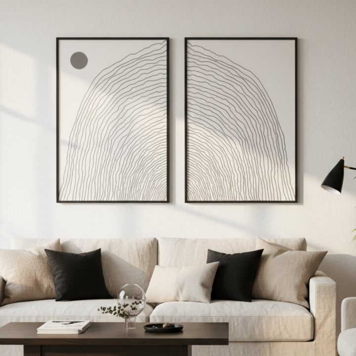 Cuadro "Boho Lines Series #7"