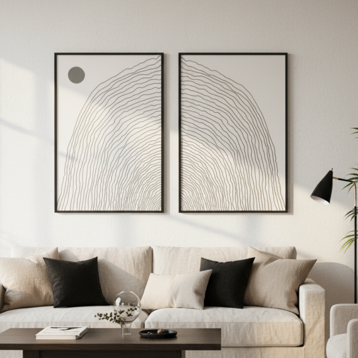 Cuadro "Boho Lines Series #4"