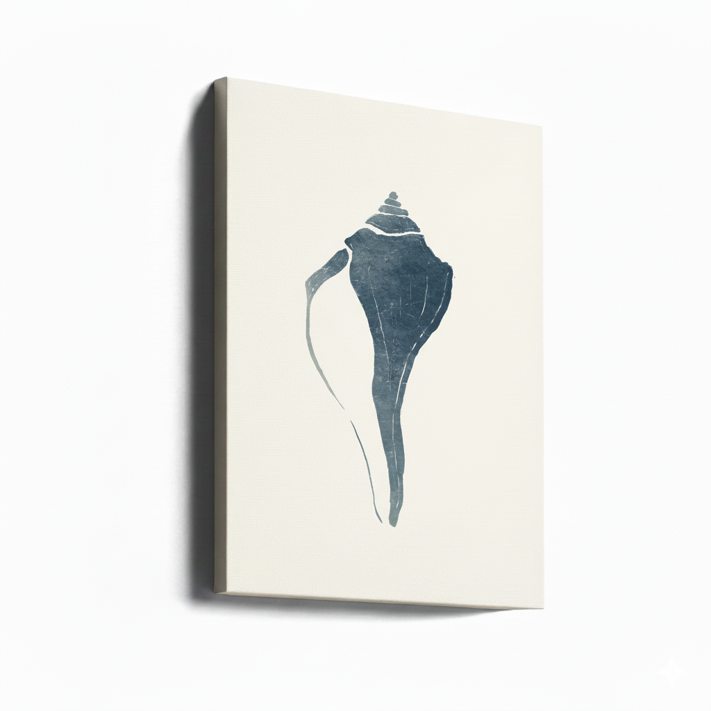 Cuadro "Blue Seashell I"