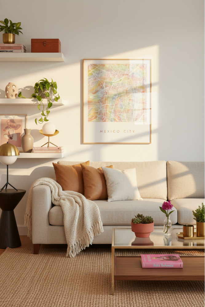 Cuadro "Mexico Watercolor"