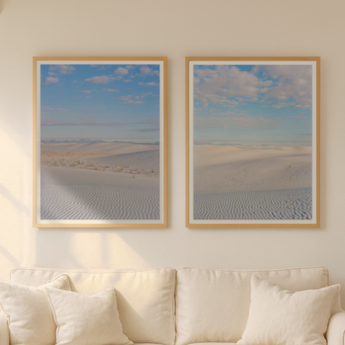 Cuadro "White Sands New Mexico Sunrise I"