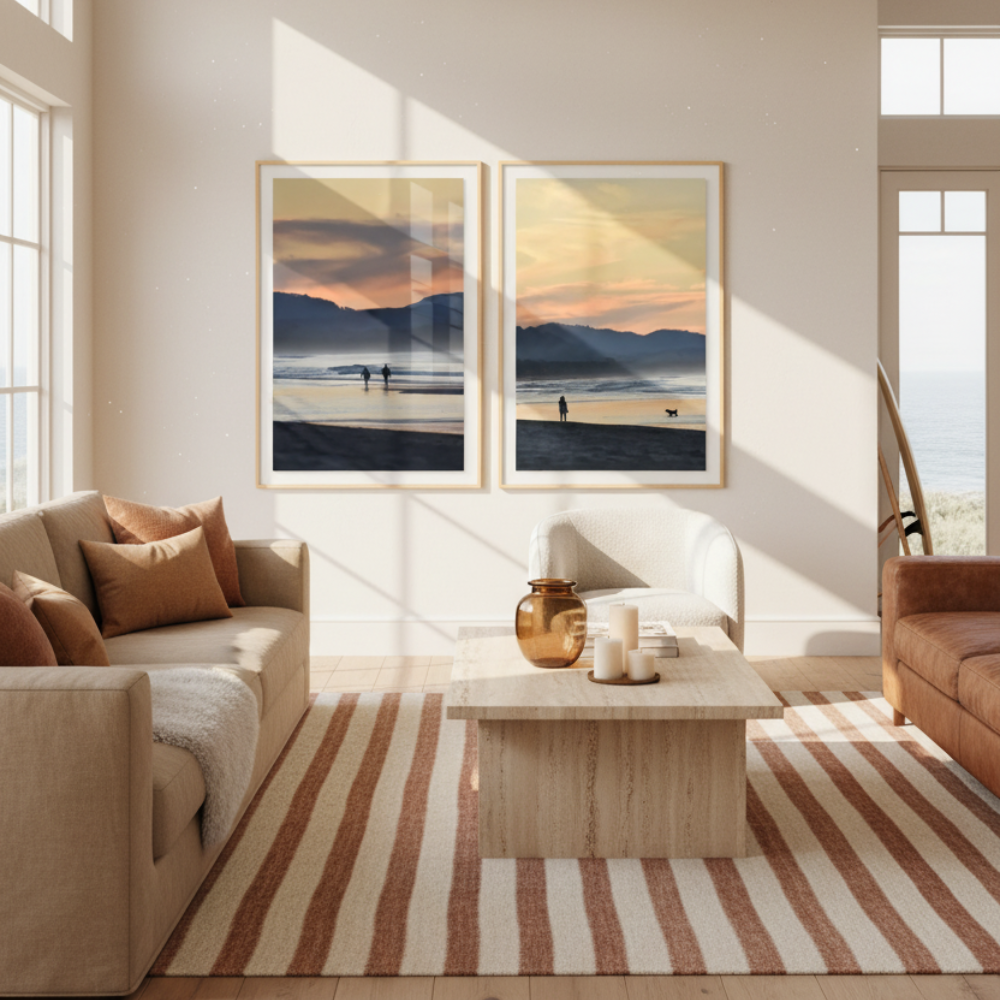 Cuadro "Atardecer en Byron 2"