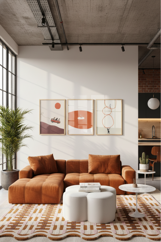 Set de cuadros "Surreal Playground"