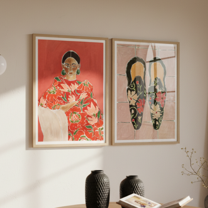 Set de cuadros "Floral Muse"