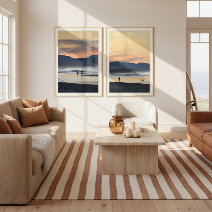 Cuadro "Atardecer en Byron"