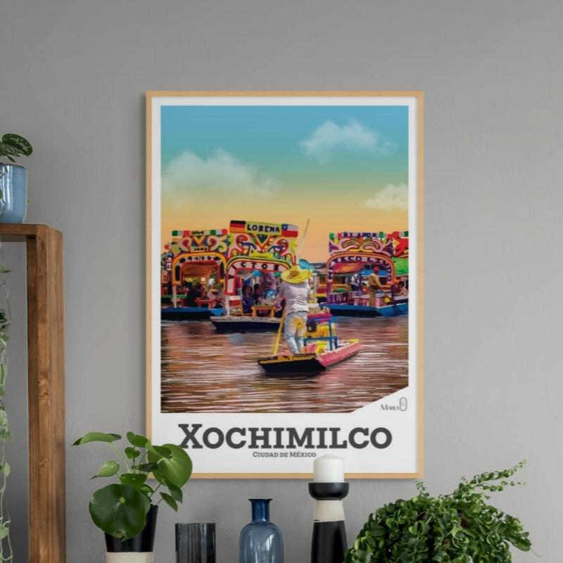 Xochimilco Art Print