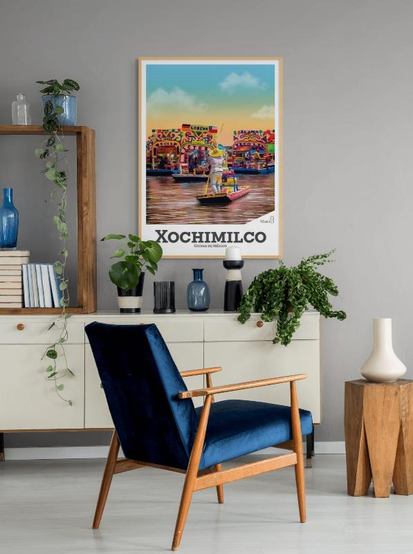 Xochimilco Art Print