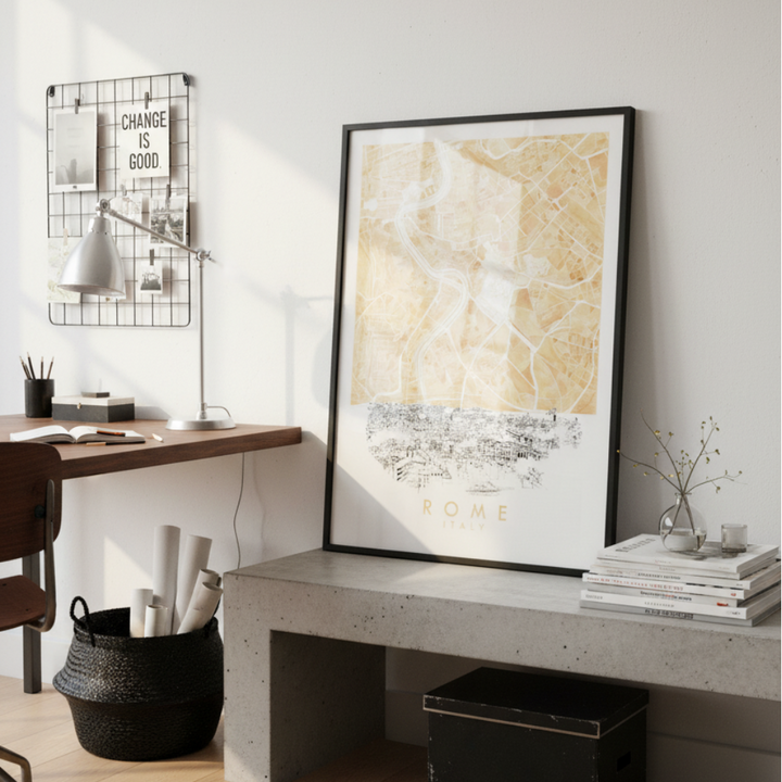 Cuadro "Rome Watercolor"