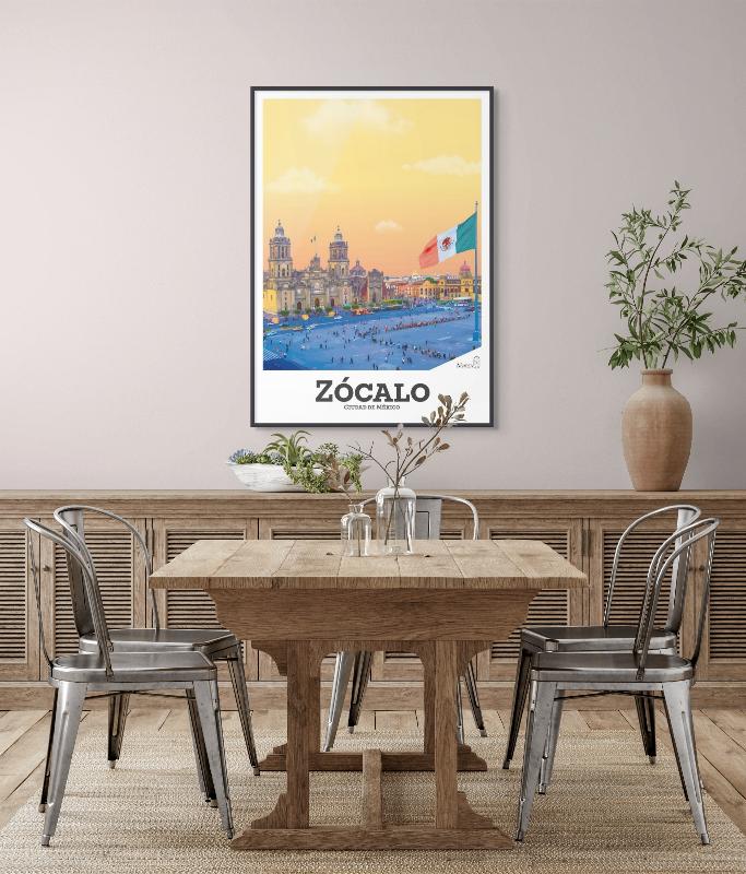 Zócalo Art Print